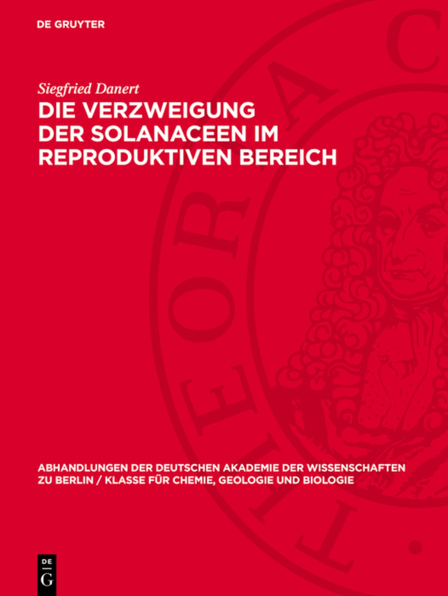 Die Verzweigung der Solanaceen im reproduktiven Bereich